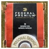 20 rnds Fedral .357 Mag Ammo