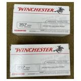 100 rnds Winchester .357 Mag Ammo
