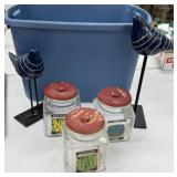 Seed Jars, Decorative Birds