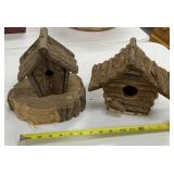 Log Bird Houses