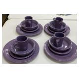 16 Piece Fiesta Dinnerware