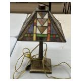 Leaded Stained Glass Lamp