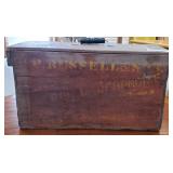 Stenciled Wood Carpenters Box