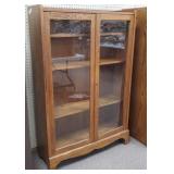 Antique Glass Front Book Case