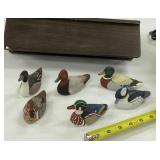 Wall Shelf and Decorative Ducks