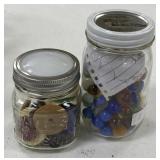 Jar of Buttons and Marbles