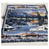 Quilted Moose Tapestry