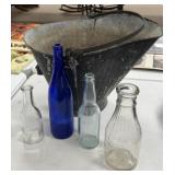 Coal Bucket and Bottles