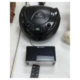 Boombox and Alarm Clock