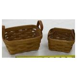 2 - Longaberger Baskets