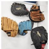 Baseball Gloves - Rawlings, Franklin & Nokona