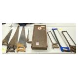 Wood Box and Saws