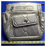 Lug Metallic Gold Toss Bag/Crossbody