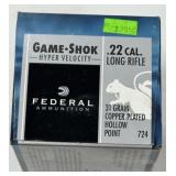 500 rnds Federal .22LR Ammo