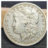1896-O Morgan Silver Dollar