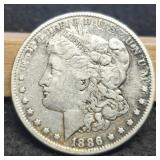 1886 Morgan Silver Dollar