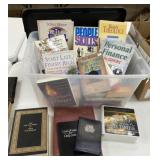 Tote Full of Books and Bibles