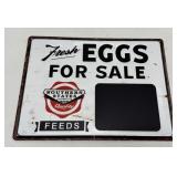 Metal Egg Sign