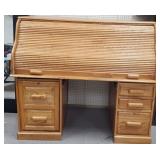 Oak Roll Top Desk