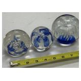 3 - Glass Paperweights