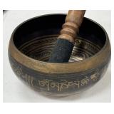 Brass Bowl and Pestle