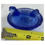 Cobalt Hen on the Nest