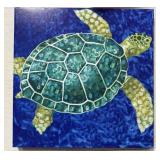 15 1/2" x 15 1/2" Turtle Wall Art