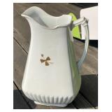 Ironstone Tea Leaf Pitcher