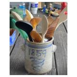 Stoneware Utensil Crock