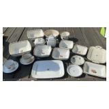 Large Lot of Ironstone Tea Leaf