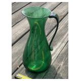 Green Decorative Pitcher