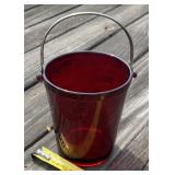 Ruby Red Ice Bucket