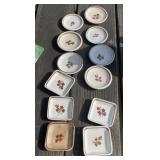 Ironstone Tea Leaf Butter Pads
