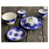 Flow Blue Dishes