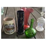 Stein and Vases