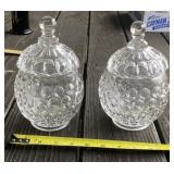 2 - Thumbprint Jars with Lids