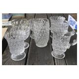 Thumbprint Pattern Glass