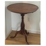 3 Leg Round Lamp Table w/ Tilt Top