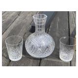 Decanter and 2 Tumblers