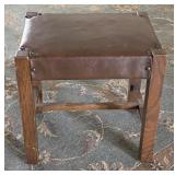 Mission Style Oak Footstool