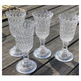 4 - 10" Stemmed Spooners/Vases