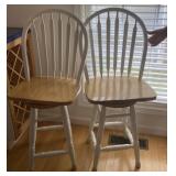 2 - Swivel Barstools
