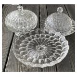 Thumbprint Pattern Glass