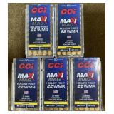 250 rnds CCI Maxi Mag .22 Mag HP Ammo