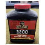 1 lbs Can Accurate 2200 Reloading Powder