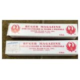 2 - Ruger MKI .22 LR 10 rnd Magazines
