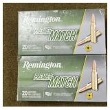 40 rnds Remington .308 Premier Match Ammo