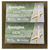 40 rnds Remington .308 Premier Match Ammo