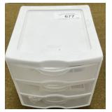 3 Drawer Storage Bin & Gun Items