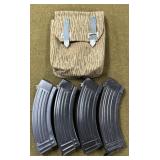 4 - Steel AK-47 30 rnd Magazines